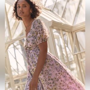 Loft Purple Floral Dress